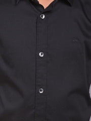 Crimsoune Club Boy's Black 100% Cotton Shirt (11-12Y)