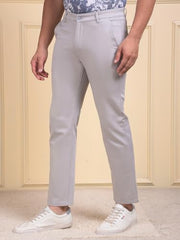 Crimsoune Club Men's Grey Straight Trousers