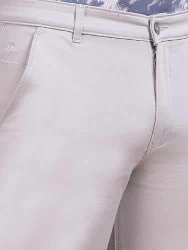 Crimsoune Club Men's Grey Straight Trousers