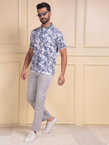 Crimsoune Club Men's Grey Straight Trousers