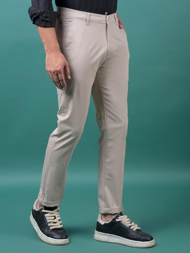 Crimsoune Club Men's Beige Trousers