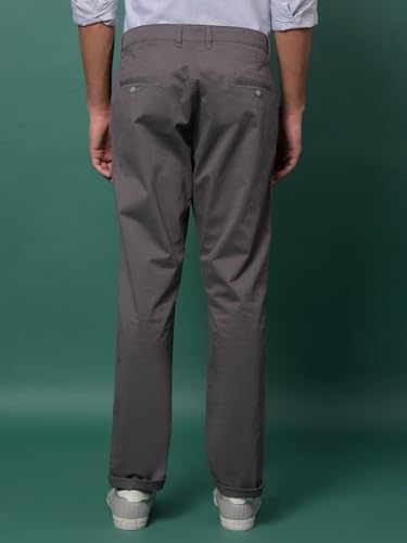 Crimsoune Club men's grey casual trousers for men, stylish lower wear with a comfortable fit and modern design.