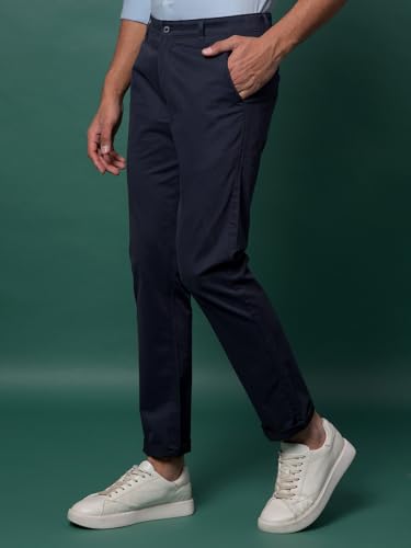 Crimsoune Club Men's Navy Blue Trousers (34)