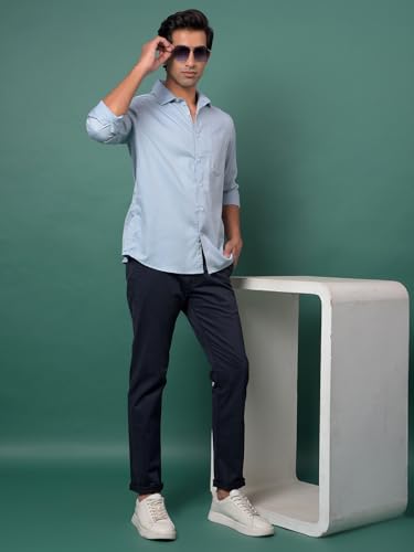 Crimsoune Club Men's Navy Blue Trousers (34)