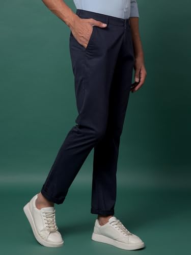 Crimsoune Club Men's Navy Blue Trousers (34)
