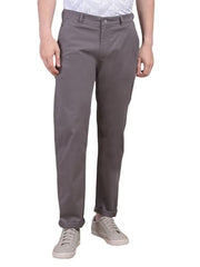Crimsoune Club Men's Grey Straight Trousers