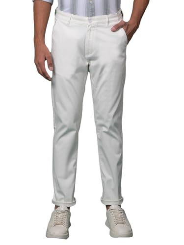 Crimsoune Club Men's White Printed Trousers