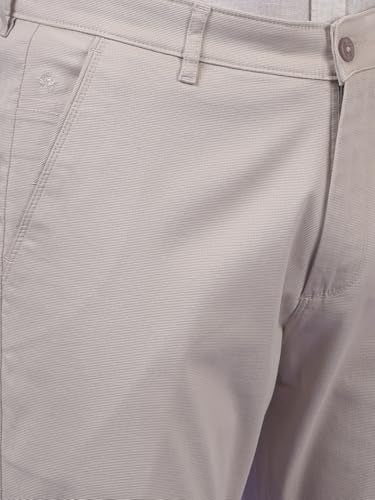 Crimsoune Club Men's Beige Printed Trousers