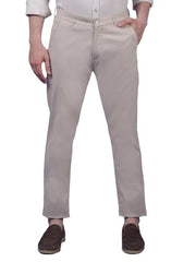Crimsoune Club Men's Beige Printed Trousers