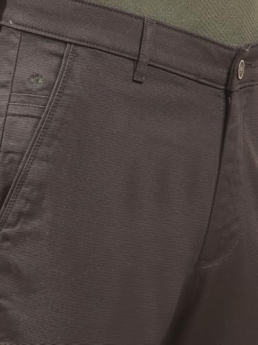 Crimsoune Club men's olive casual trousers displayed flat, showing the fabric texture and classic fit for everyday wear.