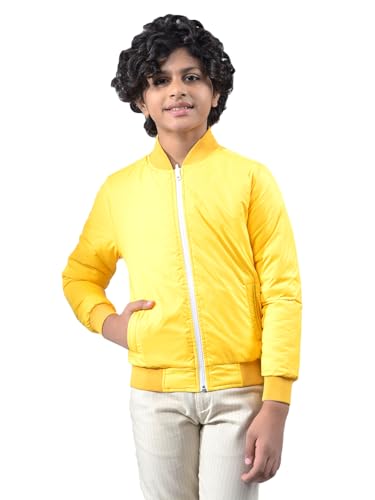 Crimsoune Club Boy's Yellow Reversible Jacket (5-6Y)