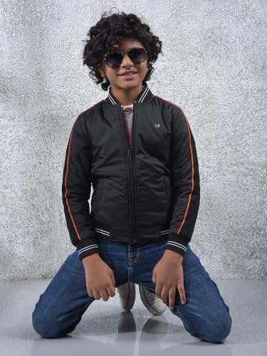 Crimsoune Club Boy's Black Reversible Bomber Jacket (5-6Y)