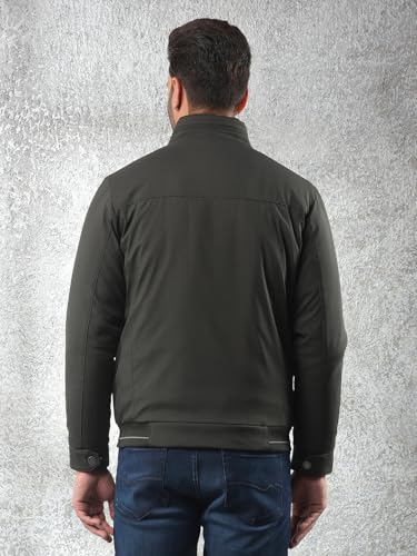 Crimsoune Club Men's Black Printed Puffer Jacket (XXL)