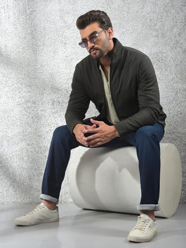 Crimsoune Club Men's Black Printed Puffer Jacket (XXL)