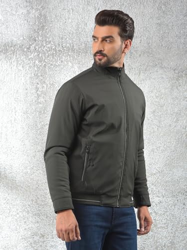 Crimsoune Club Men's Black Printed Puffer Jacket (XXL)