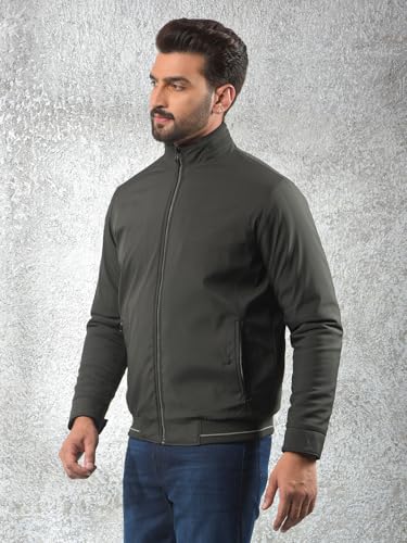 Crimsoune Club Men's Black Printed Puffer Jacket (XXL)