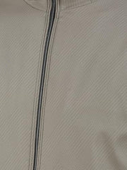 Crimsoune Club Men's Beige Printed Puffer Jacket (M)