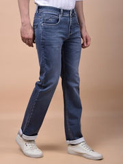 Crimsoune Club Men's Navy Blue Straight Jeans (36)