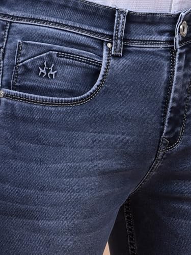 Crimsoune Club Men's Navy Blue Straight Jeans (36)