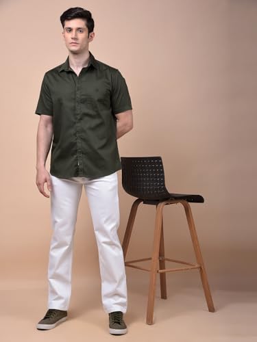 Crimsoune Club Men's White Straight Jeans (34)