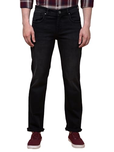 Crimsoune Club Men's Black Straight Jeans (30)