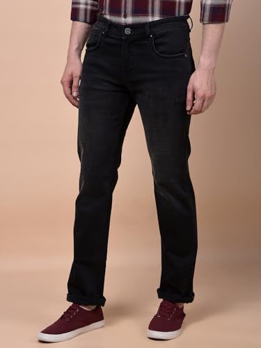 Crimsoune Club Men's Black Straight Jeans (30)