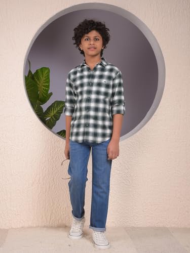 Crimsoune Club Boy's Navy Blue Straight Jeans (7-8Y)