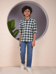 Crimsoune Club Boy's Navy Blue Straight Jeans (7-8Y)