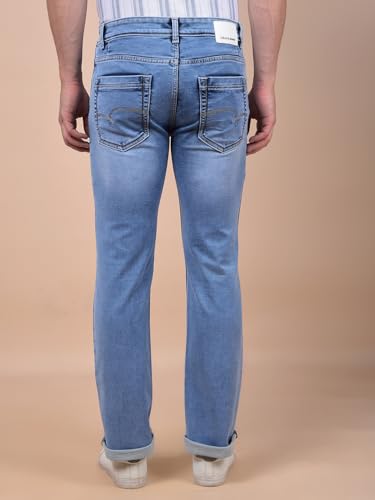 Crimsoune Club Men's Blue Straight Jeans (34)