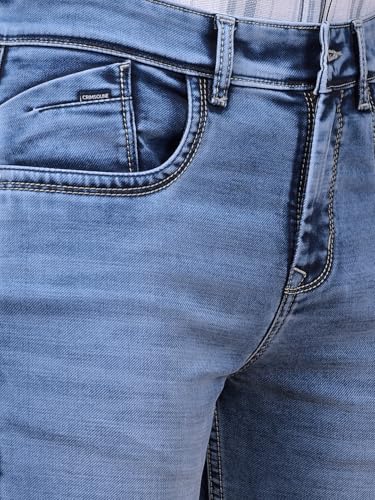 Crimsoune Club Men's Blue Straight Jeans (34)