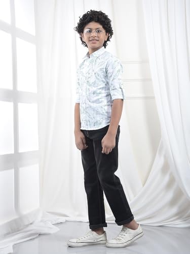 Crimsoune Club Boy's Black Baggy Jeans (9-10Y)