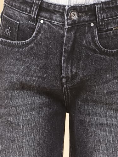 Crimsoune Club Boy's Black Baggy Jeans (9-10Y)