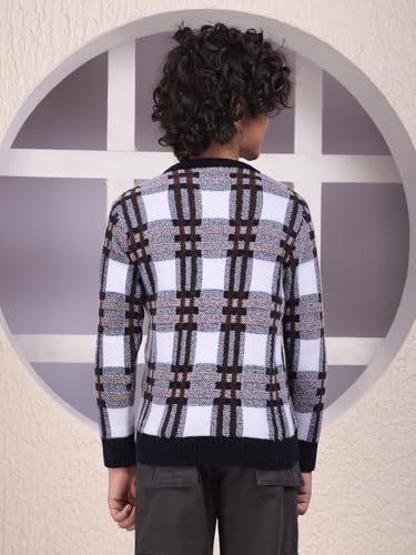 Crimsoune Club Boy's Multi-Color Jacquard Sweater (5-6Y)