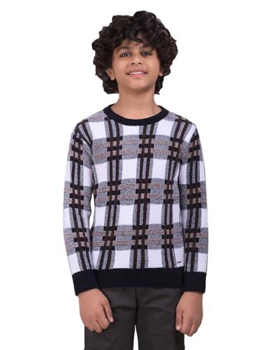 Crimsoune Club Boy's Multi-Color Jacquard Sweater (5-6Y)