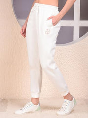 Crimsoune Club Women's Off White Joggers