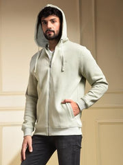 Crimsoune Club Men's Green Hooded Neck Sweatshirt (XL)