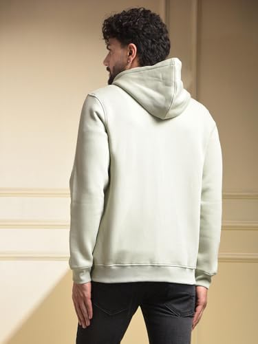 Crimsoune Club Men's Green Hooded Neck Sweatshirt (XL)