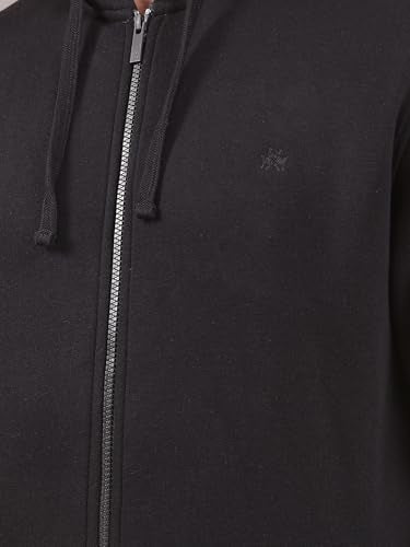 Crimsoune Club Men's Black Hooded Neck Sweatshirt (S)