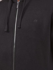 Crimsoune Club Men's Black Hooded Neck Sweatshirt (S)