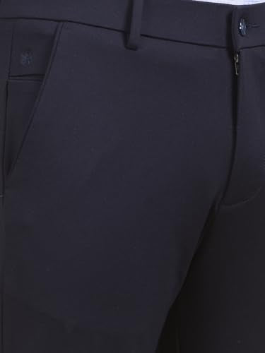 Crimsoune Club Men's Navy Blue Tailored Trousers (34)