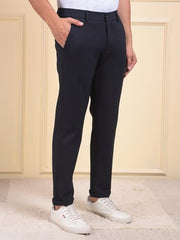 Crimsoune Club Men's Navy Blue Tailored Trousers (34)