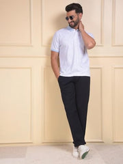 Crimsoune Club Men's Navy Blue Tailored Trousers (34)