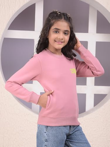 Crimsoune Club Girl's Pink Sweatshirt (11-12Y)