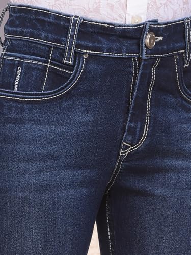 Crimsoune Club Boy's Navy Blue Jeans (5-6Y)