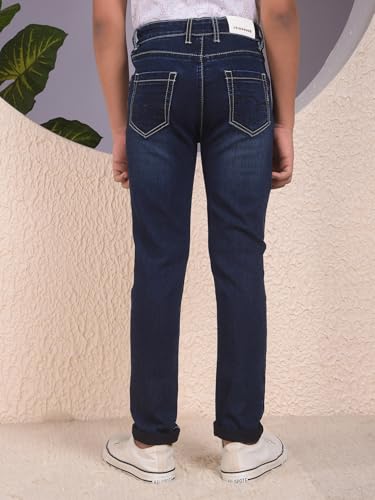 Crimsoune Club Boy's Navy Blue Jeans (5-6Y)