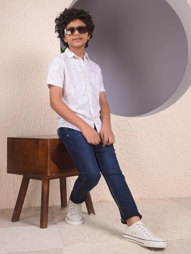 Crimsoune Club Boy's Navy Blue Jeans (5-6Y)