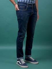 Crimsoune Club Men's Versatile Blue Denim Jeans