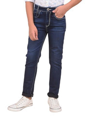 Crimsoune Club Boy's Blue 100% Cotton Jeans (5-6Y)