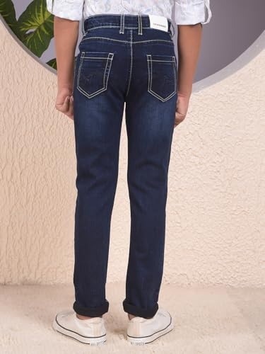 Crimsoune Club Boy's Blue 100% Cotton Jeans (5-6Y)