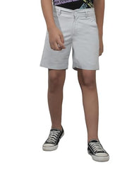 Crimsoune Club Boy's Ash Grey Urban Shorts (5-6Y)